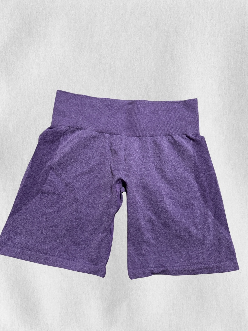 NVGTN Purple High-Waist Athletic Shorts